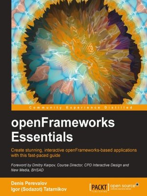 cover image of openFrameworks Essentials